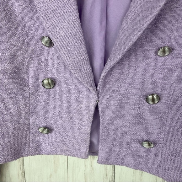 Revolve House of Harlow lavender tweed blazer size small - Picture 2 of 4
